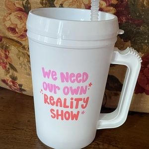 Insulated plastic cup, super fun!!